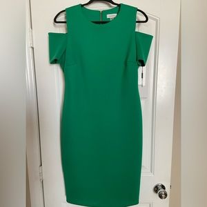 Calvin Klein cold shoulder dress